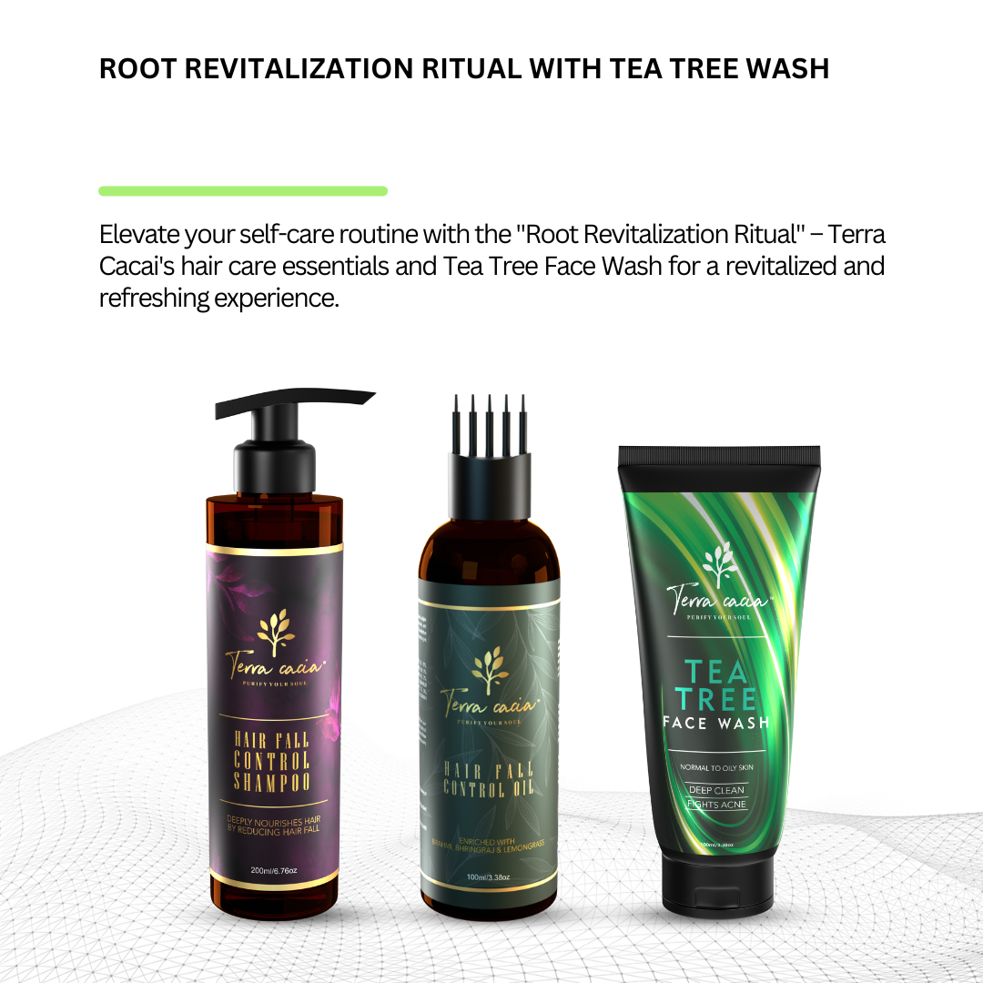 Root Revitalization Ritual with tea tree wash