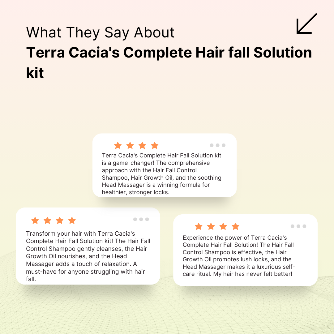 Terra Cacia's Complete Hair fall Solution kit