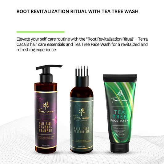 Root Revitalization Ritual with tea tree wash
