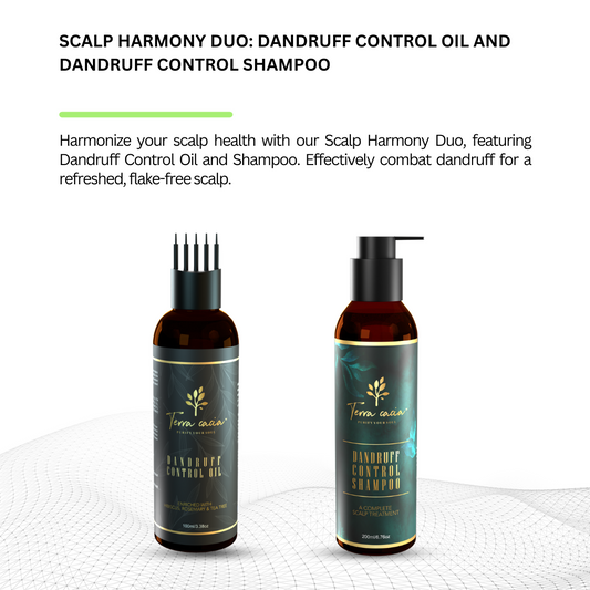 Scalp Harmony Duo: Dandruff Control Oil and Dandruff Control Shampoo