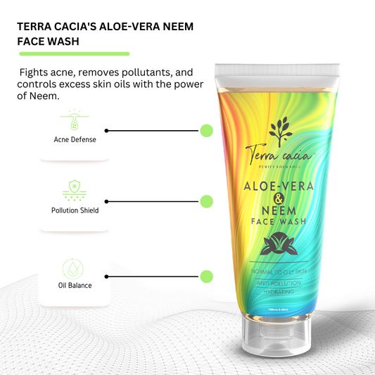 Aloe-vera neem Face wash - Terra cacia