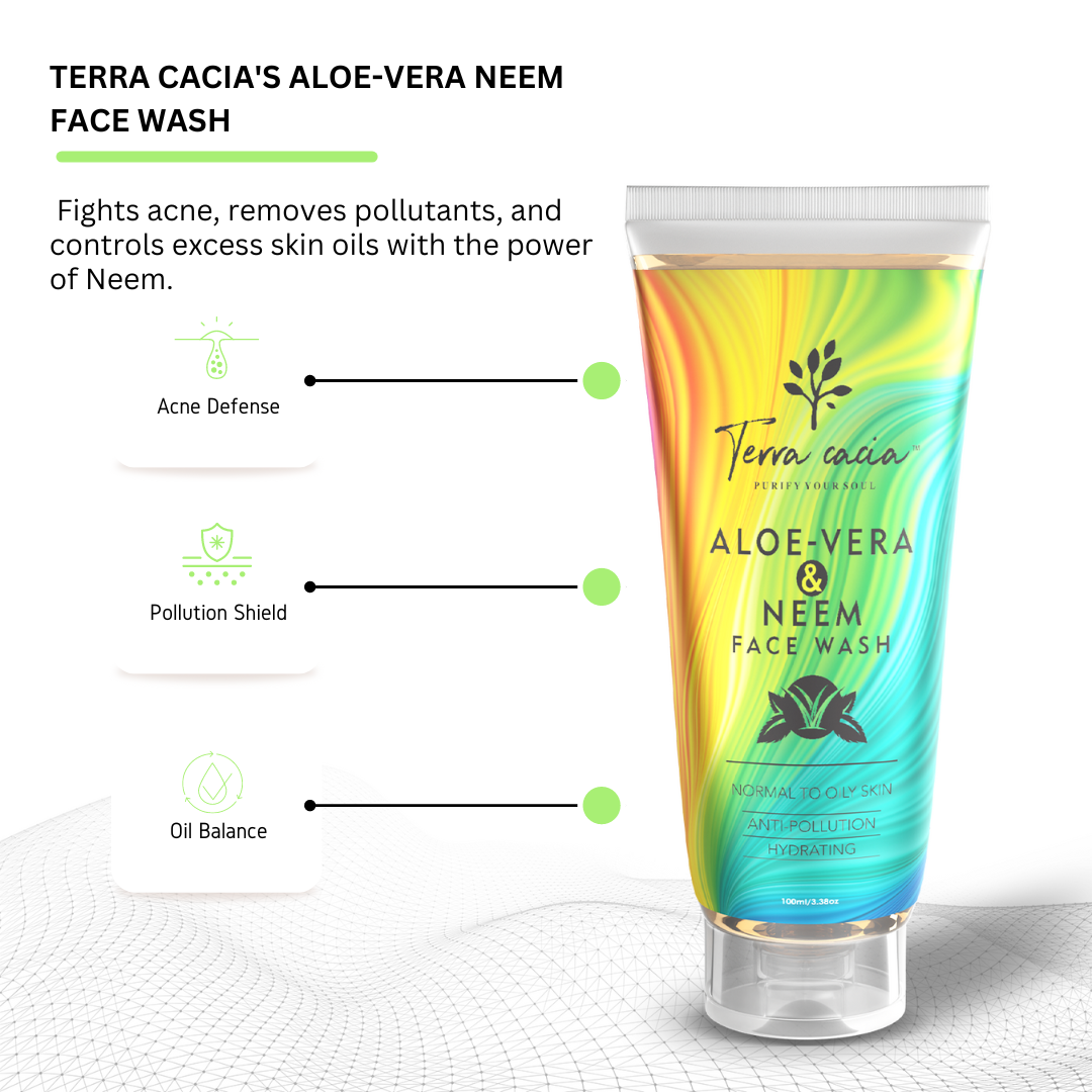 Root Revitalization Ritual with Aloe Vera Face wash  with massager
