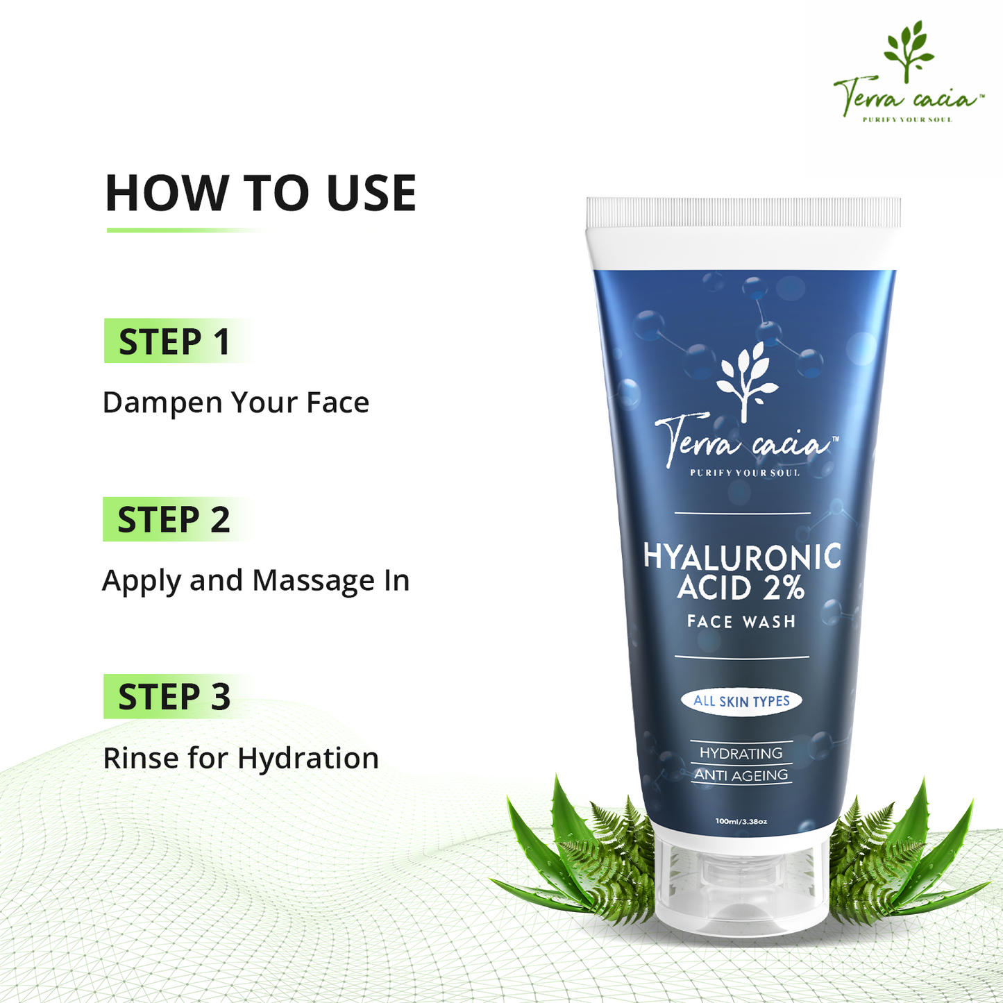 Hyaluronic Acid 2% Face Wash