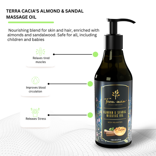Almond_Sandal_massage_oil - Terra Cacia